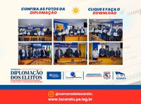 (FOTOS) Diplomação dos Eleitos de 2024 em Tacaratu-PE, 12 de dezembro, na sede da Câmara Municipal